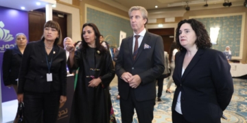 ممثلو هيئة الأمم المتحدة يتفقدون جناح تحويشة على هامش فعاليات الدورة العادية الثانية للمجلس الوزاري لمنظمة تنمية المرأة 1 - جريدة المساء