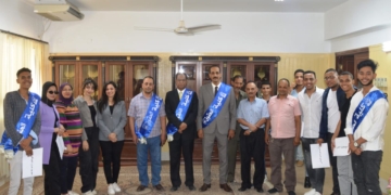 تنصيب اتحاد طلاب كلية الحقوق بقنا 1 - جريدة المساء