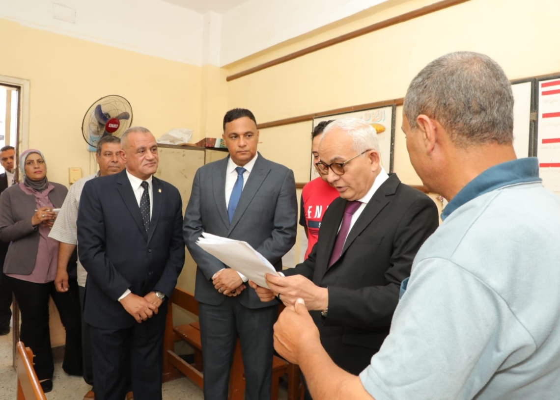 حجازي  يوجه بتهيئة المناخ الملائم لأداء الامتحانات لطلاب الثانوية العامة 17 - جريدة المساء