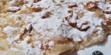 فطيرة من الجلاش بالسكر بطريقة بسيطة وسريعة 2 - جريدة المساء فطيرة من الجلاش بالسكر بطريقة بسيطة وسريعة 1 - جريدة المساء