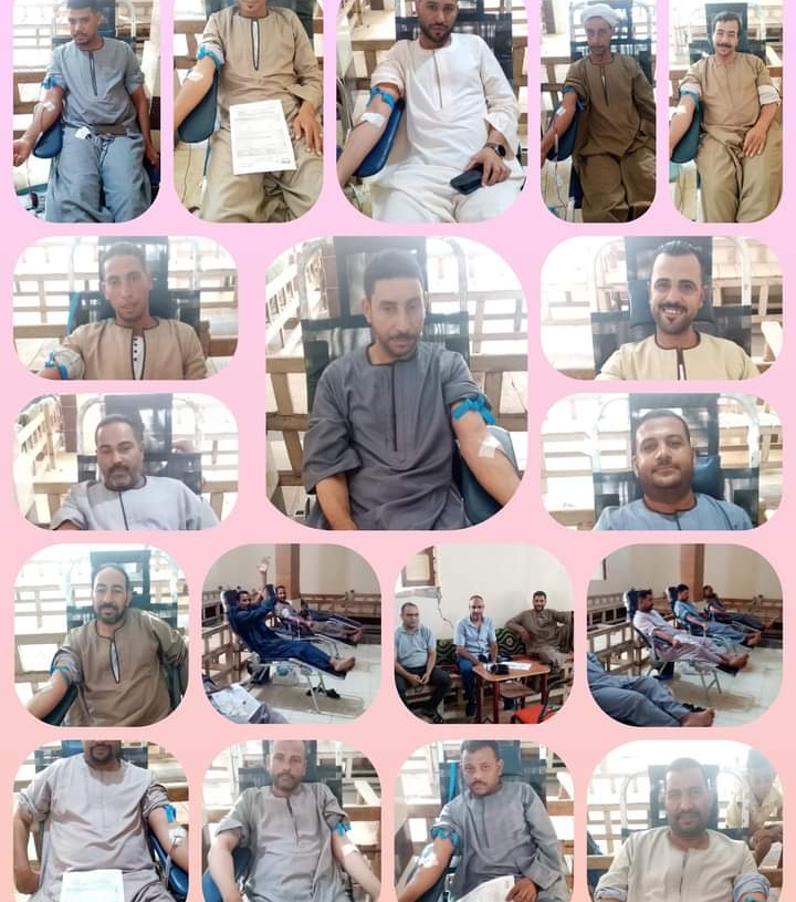 ملحمة انسانية للتبرع بالدم في "كرم عمران" بقنا 19 - جريدة المساء