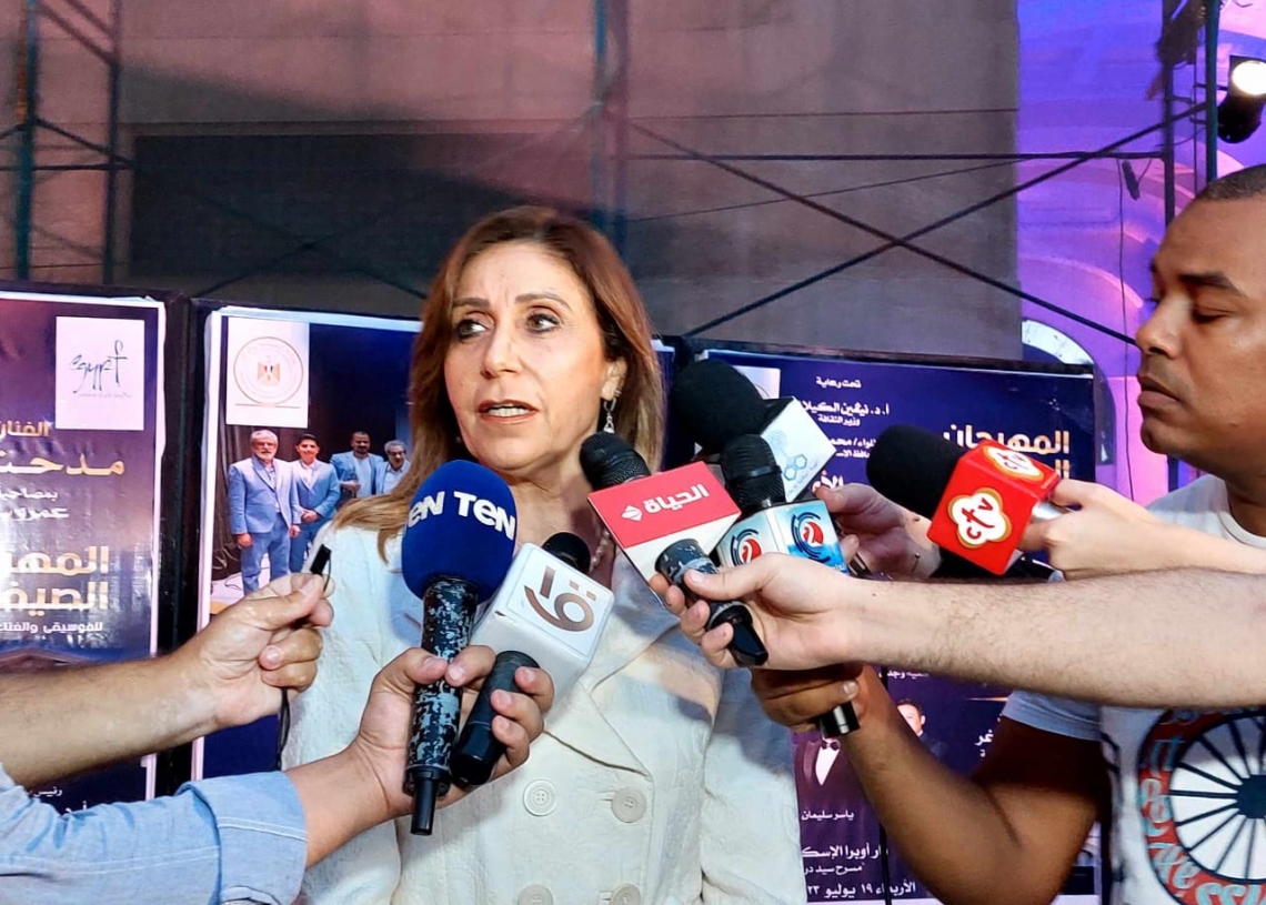 وزيرة الثقافة تفتتح مهرجان دار الأوبرا الصيفي للموسيقى والغناء بالإسكندرية 19 - جريدة المساء