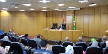 محافظ المنيا يعقد اجتماعاً لمناقشة مشروعات الخطة الاستثمارية الجديدة 2023 /2024 1 - جريدة المساء