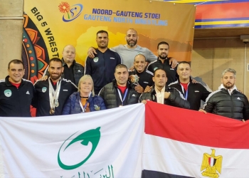 تكريم "فريق البريد للمصارعة" بعد حصوله على بطولة جنوب إفريقيا الدولية "Big5" 21 - جريدة المساء