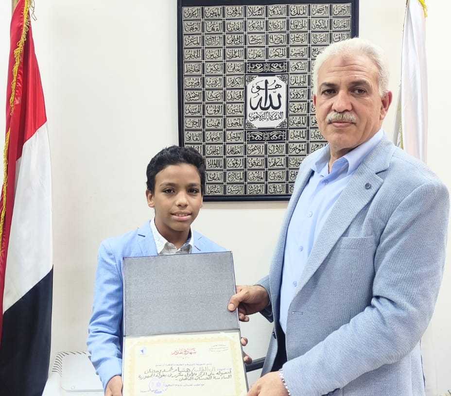 تعليم القاهرة تكرم صاحب المركز الأول فى بطولة الجمهورية السادسة للحساب الذهنى 27 - جريدة المساء