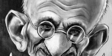 "روح غاندى".. معرض للكاريكاتير بالمركز الثقافى الهندى 1 - جريدة المساء