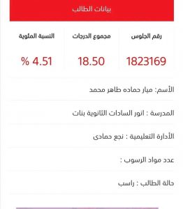 "طول عمرها متفوقة".. مأساة طالبة حصلت على ٤ % فقط في نتيجة الثانوية العامة 63 - جريدة المساء