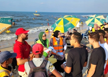 حملات توعوية يومية تستهدف 50 ألف زائر بمصيف رأس البر ضد المخدرات 19 - جريدة المساء