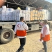 الهلال الأحمر المصرى يقدم المساعدات إلى نظيره الفلسطينى لصالح غزة