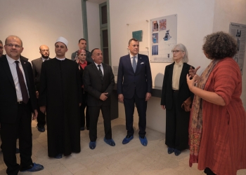افتتاح مركز زوار القبة الضريحية للإمام الشافعى.. بحضور‎ وزير السياحة والقائمة بالأعمال بالسفارة الأمريكية 23 - جريدة المساء