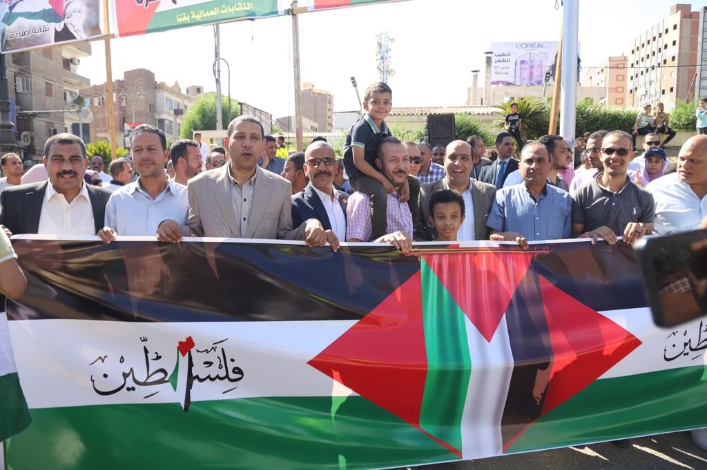 أبناء قنا: لا لتصفية القضية الفلسطينية .. وكل الدعم للقيادة السياسية  19 - جريدة المساء