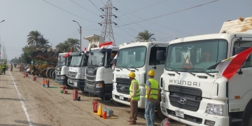 السكرتير العام المساعد لبني سويف  يتفقد جاهزية واصطفاف المعدات خلال زيارته للواسطى ضمن خطة الاستعداد  لفصل الشتاء 1 - جريدة المساء