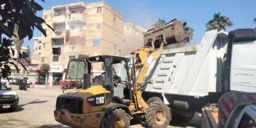 محافظ كفر الشيخ تابع جهود حملات النظافة ومسح الطرق ورفع الاشغالات وإزالة التعديات بالحامول 1 - جريدة المساء