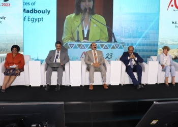 تم افتتاح المؤتمر السنوي لمنظمة المرأة في مجال الطاقة النووية في دورته الثلاثين والذي يعقد في اسوان وللمرة الأولي. 25 - جريدة المساء