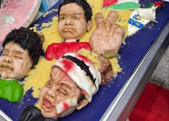 لوحه فنيه من الكيك عن شهداء فلسطين للمبدعة دينا دياب 16 - جريدة المساء