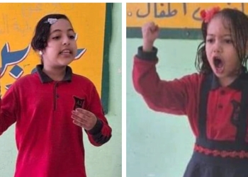 المبدعتان آيسل وملك احمد ضاحي في المركز الأول للإلقاء بإدارة القنطرة شرق 17 - جريدة المساء