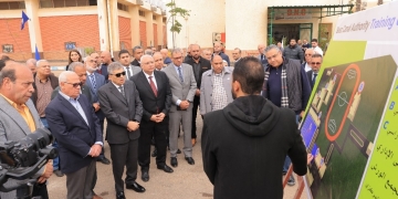 الغضبان وربيع وبصيلة تفقدوا مراكز التدريب الفني ببورسعيد 1 - جريدة المساء