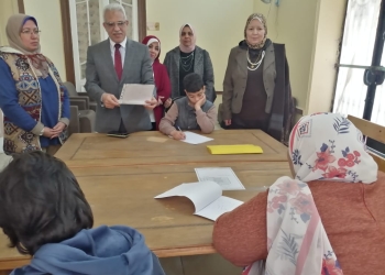 طلاب" اولى ثانوي" الجيزة يؤدون إمتحان  اللغة العربية ورقيا وبدء امتحانات صفوف المرحلة الإعدادية بالقاهرة  23 - جريدة المساء