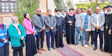 وفد حياة كريمة يقدم التهنئة لأقباط نجع حمادي بمناسبة أعياد الميلاد.. 2 - جريدة المساء وفد حياة كريمة يقدم التهنئة لأقباط نجع حمادي بمناسبة أعياد الميلاد.. 1 - جريدة المساء