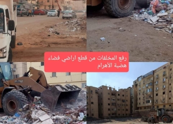 استجابة فورية| محافظة الجيزة تزيل أكواما من المخلفات بهضبة الأهرام وكرداسة ومنشأة القناطر بعد شكاوي المواطنين عبر صفحتها الرسمية 31 - جريدة المساء