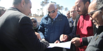 تطوير محاور المتحف المصري || محافظ الجيزة يتفقد مشروعي رفع كفاءة طريق المنصورية وإنشاء الممشي السياحي من الدائري وحتي كوبري عز 1 - جريدة المساء