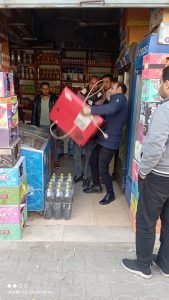 رفع 250 حالة إشغال للمحال والمقاهي بالعمرانية 33 - جريدة المساء