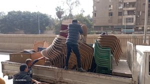 رفع 250 حالة إشغال للمحال والمقاهي بالعمرانية 27 - جريدة المساء