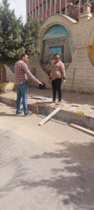 جهود حي العمرانية اليوم | تفتيش علي المستشفيات..رفع إشغالات..صيانة بالشوارع الرئيسية..ندوات بالمدارس والمساجد 100 - جريدة المساء