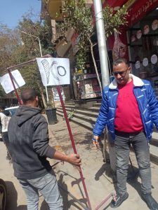 جهود حي العمرانية اليوم || انعقاد المجلس التنفيذى..رفع211 حالة إشغال ب9 شوارع..صيانة بالطرق 89 - جريدة المساء