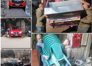 محافظة الجيزة تحرر 27 محضرا لمخالفات غسل السيارات بالشوارع ..وترفع إشغالات الباعة الجائلين 17 - جريدة المساء