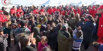 الهلال الأحمر المصرى ينظم احتفالية لأطفال غزة