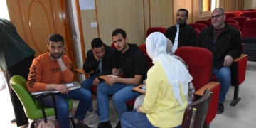 ٤٠ طالب وطالبة يتنافسون فى مسابقة دورى المعلومات(كأس المعرفة)بجامعة مدينة السادات 1 - جريدة المساء