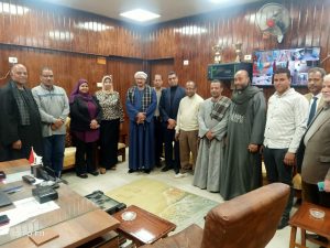بعد نجاح مسابقة أوائل الطلبة.."مستقبل وطن" يكرم مدير الإدارة التعليمية ومدير التعليم الإعدادي بقوص 104 - جريدة المساء