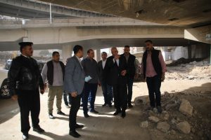 محافظ الجيزة يتفقد أعمال تطوير البر الشرقي والغربي لترعة المريوطية 22 - جريدة المساء