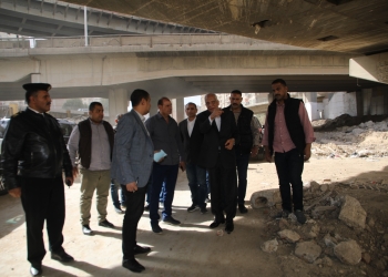 محافظ الجيزة يتفقد أعمال تطوير البر الشرقي والغربي لترعة المريوطية 35 - جريدة المساء