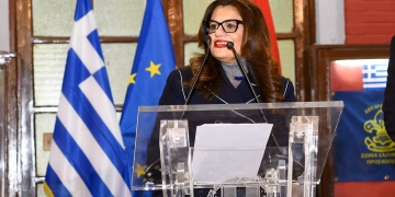 وزيرة الهجرة تشارك في احتفالية اليوم الوطني لليونان 1 - جريدة المساء