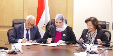 بروتوكول تعاون لإعادة تأهيل ورفع كفاءة وتجهيز "مدارس التعليم المجتمعي" بسيناء والإسماعيلية 1 - جريدة المساء خلال توقيع البروتوكول