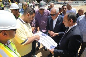 محافظ الجيزة يتفقد أعمال التطوير بمحيط محطة مترو جامعة الدول العربية 25 - جريدة المساء