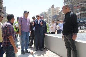محافظ الجيزة يتفقد أعمال التطوير بمحيط محطة مترو جامعة الدول العربية 23 - جريدة المساء