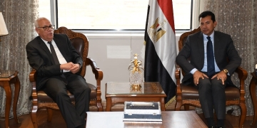 وزير الرياضة يتابع مستجدات استاد بورسعيد 9 - جريدة المساء
