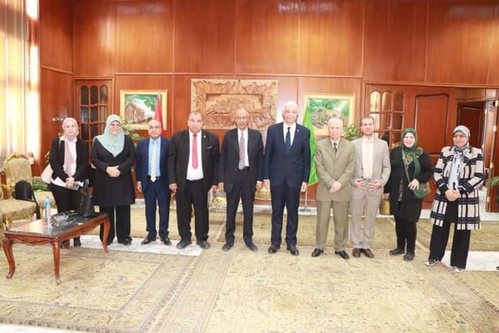 رئيس جامعة المنوفية يستقبل لجنة الإعلام بالأعلى للجامعات 15 - جريدة المساء
