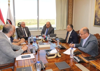 وزير قطاع الأعمال العام يتابع  مع محافظ بورسعيد استثمار الأصول المملوكة للشركات التابعة فى نطاق المحافظة والتوسع فى إنتاج الإطارات 17 - جريدة المساء