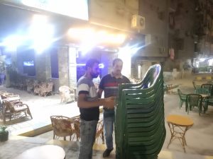 رفع 112 حالة إشغال لكافيهات خلال حملة مسائية بالعمرانية وفيصل 41 - جريدة المساء