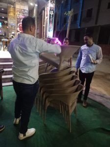 رفع 112 حالة إشغال لكافيهات خلال حملة مسائية بالعمرانية وفيصل 25 - جريدة المساء