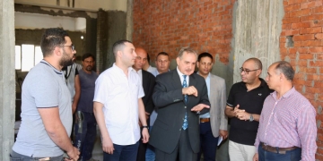 محافظ كفر الشيخ يتفقد أعمال إنشاء مركز التحول الرقمي 2 - جريدة المساء محافظ كفر الشيخ يتفقد أعمال إنشاء مركز التحول الرقمي 1 - جريدة المساء