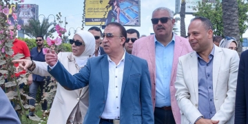 "الشريف" يفتتح معرض الزهور والزينة بمدخل الإسكندرية الصحراوي 1 - جريدة المساء
