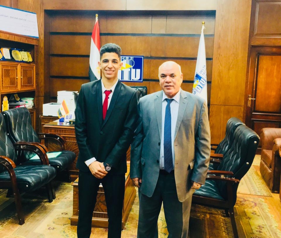 "محمد كرم" و "شيماء طلعت" الطالبين المثاليين بجامعة الدلتا التكنولوجية 19 - جريدة المساء