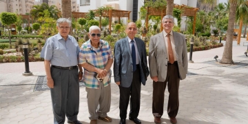 وفد المجمع العلمى المصرى يزور الجامعة المصرية اليابانية 2 - جريدة المساء وفد المجمع العلمى المصرى يزور الجامعة المصرية اليابانية 1 - جريدة المساء
