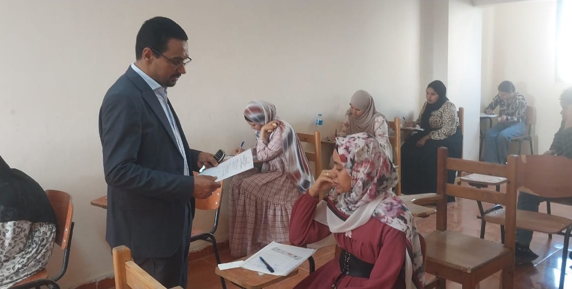 عميد المعهد الفنى الصحى بقنا يتفقد لجان امتحانات نهاية العام 18 - جريدة المساء