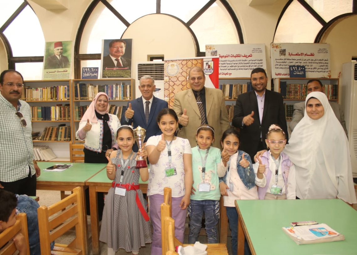 تعليم بني سويف يعلن فوز مدرسة سمسطا الابتدائية بنات بالمركز الأول في مسابقة "التهجئة " للصفوف من الأول حتى الرابع  الابتدائي         17 - جريدة المساء